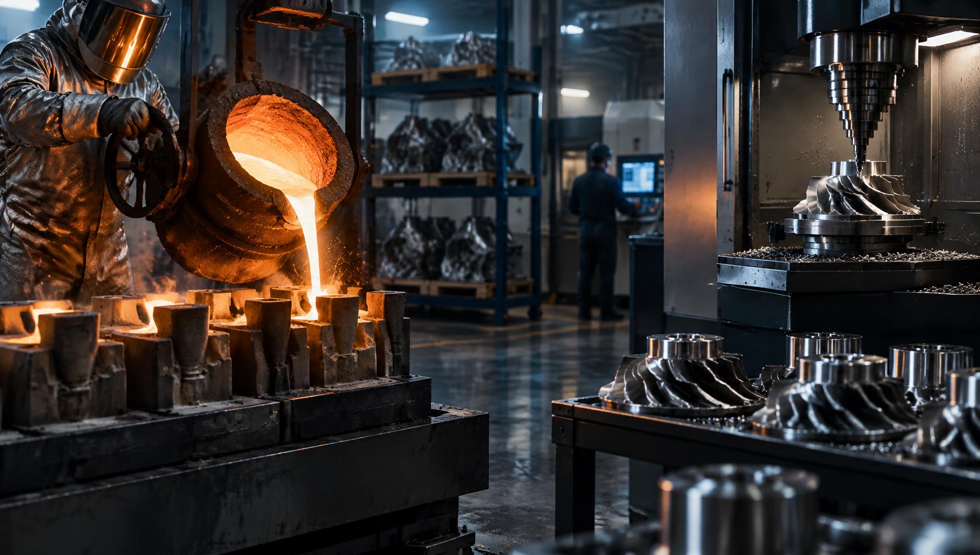 Precision casting and machining coordinated through manufacturing partners
